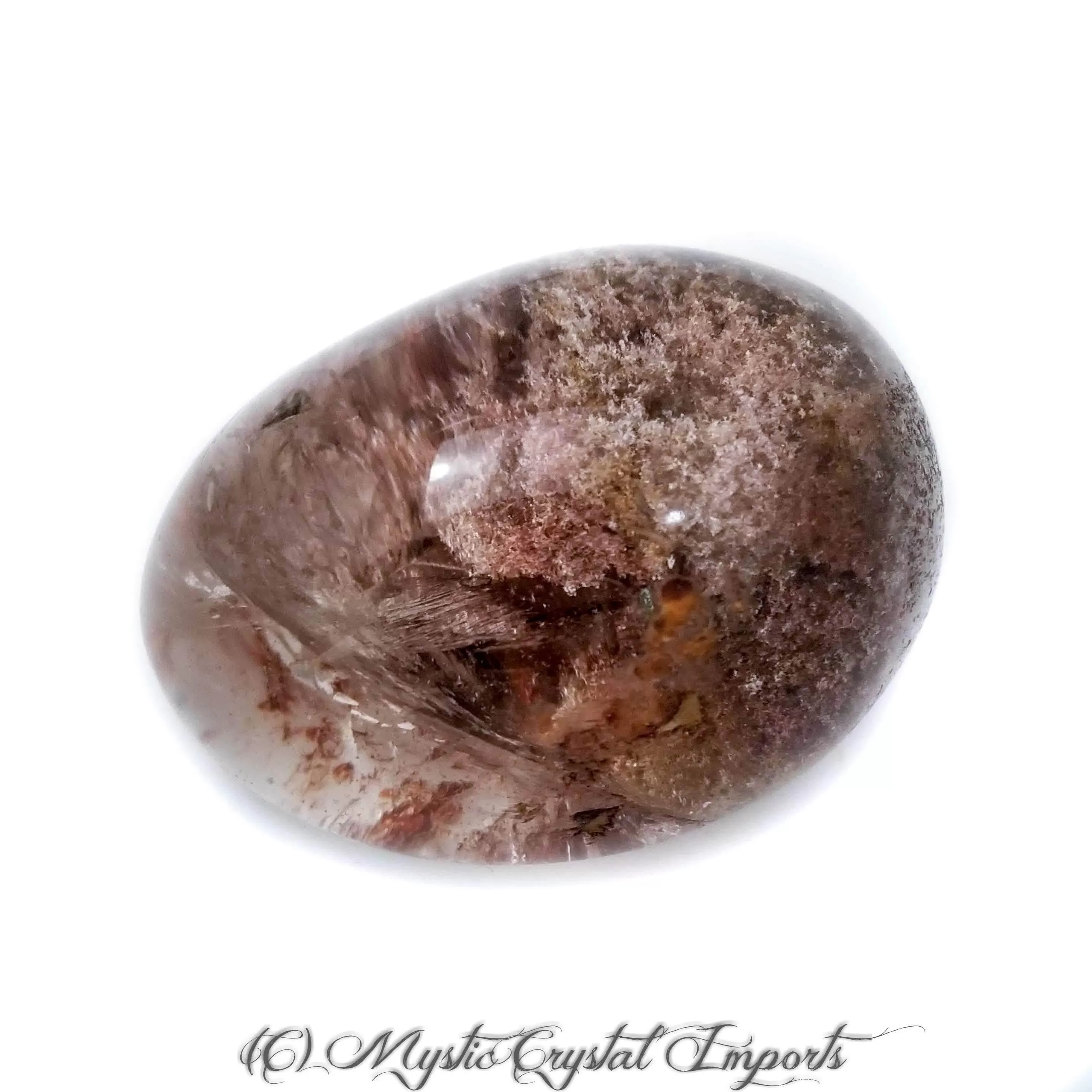 Scenic Quartz, Maroon Lodolite Garden Quartz, Shaman's Stone Crystal