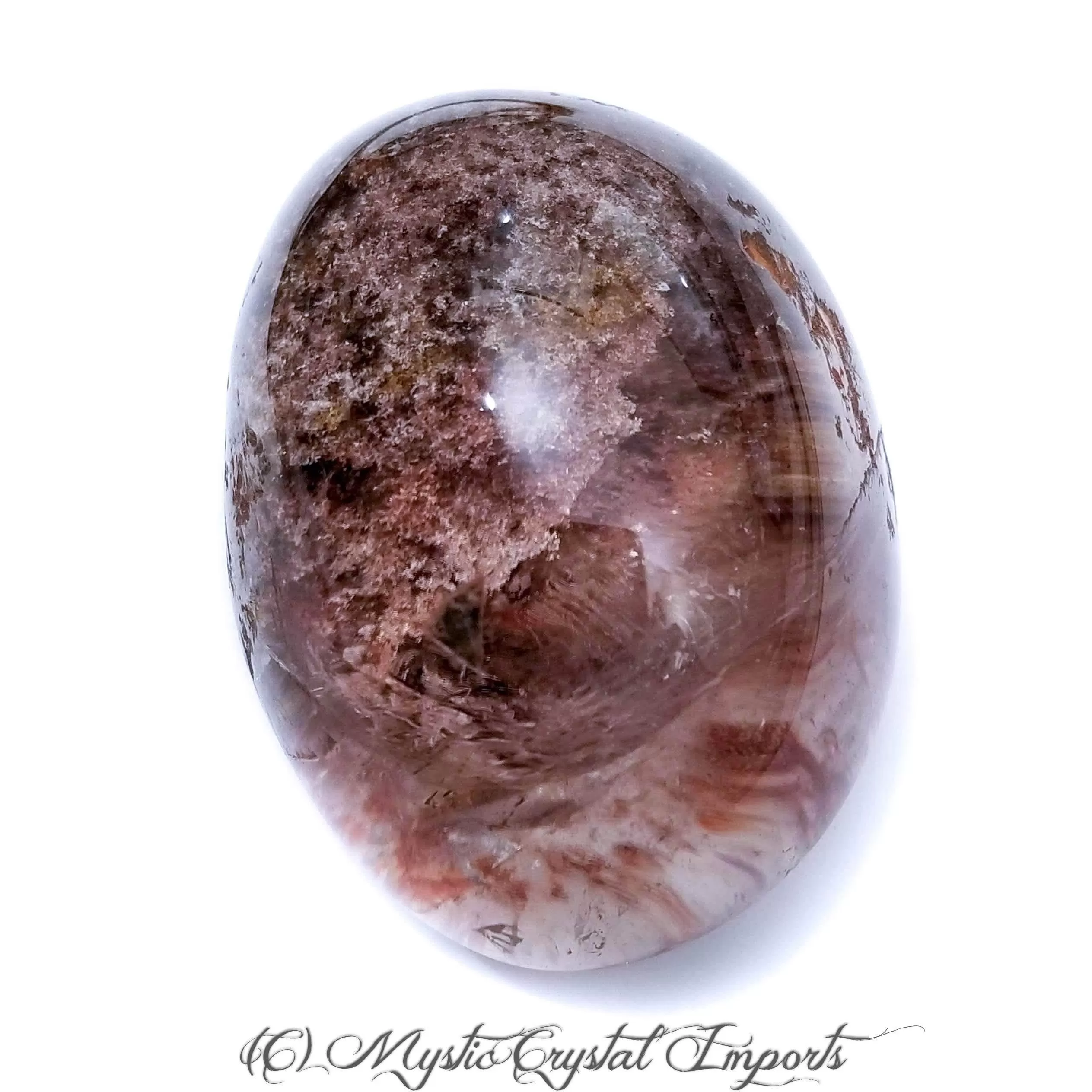 Scenic Quartz, Maroon Lodolite Garden Quartz, Shaman's Stone Crystal