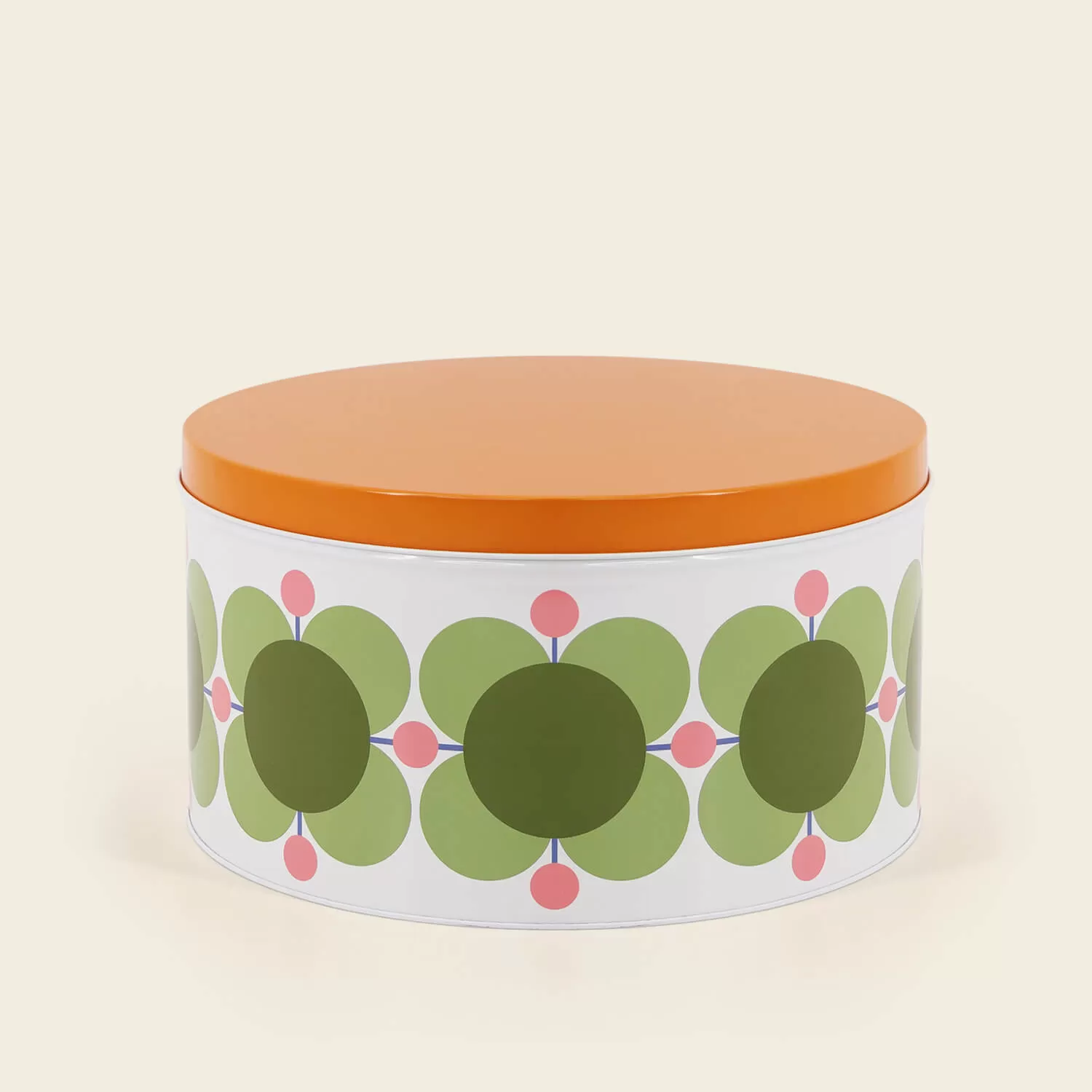 Set of 3 Nesting Cake Tins - Pink & Green