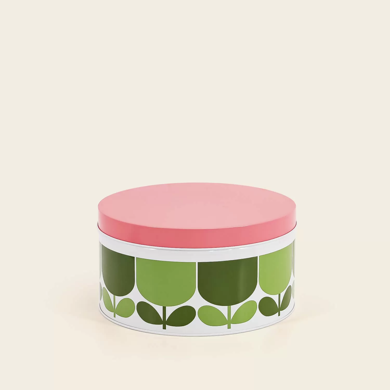 Set of 3 Nesting Cake Tins - Pink & Green