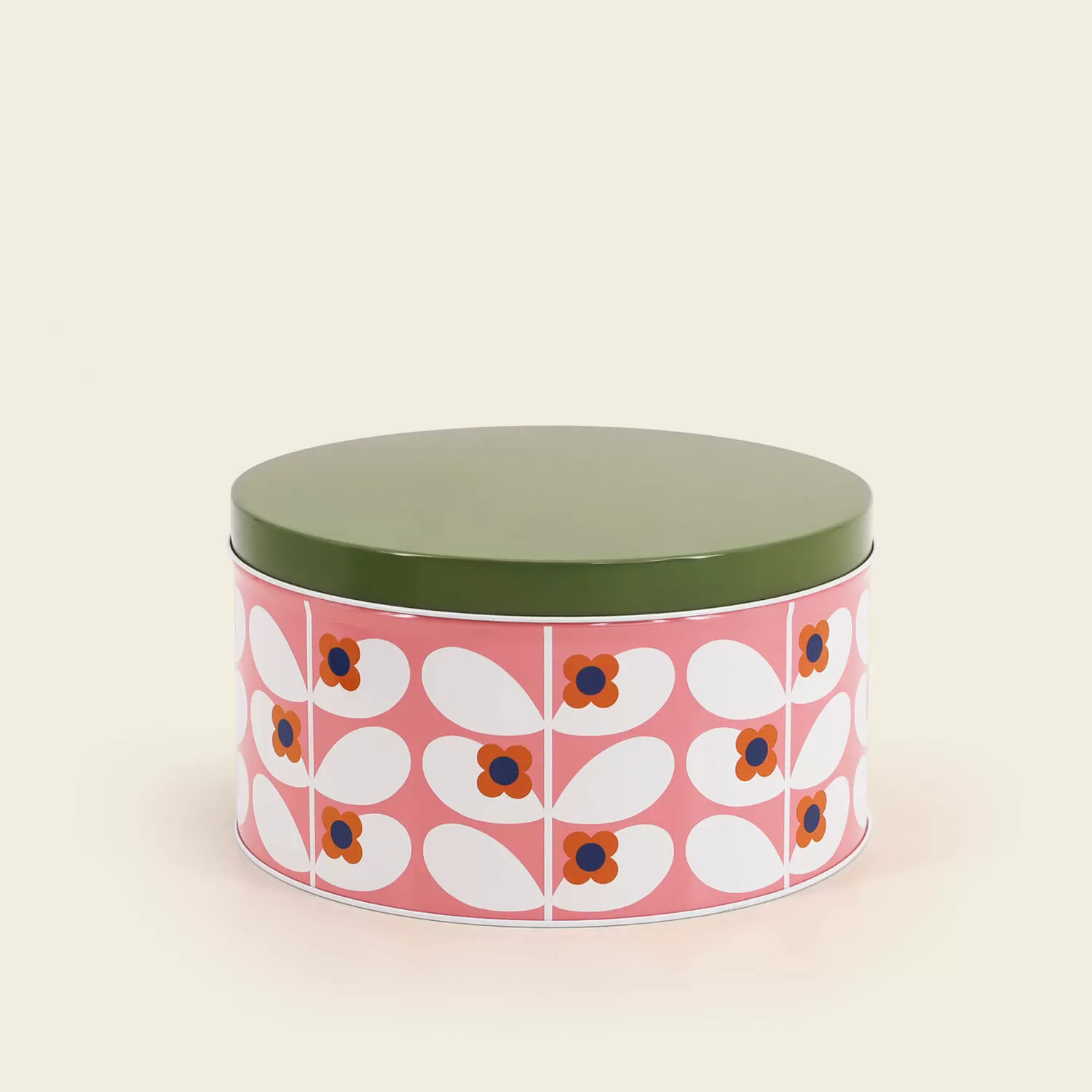 Set of 3 Nesting Cake Tins - Pink & Green