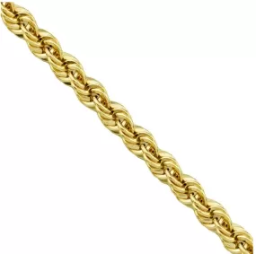 Solid 18K Gold Rope Chain