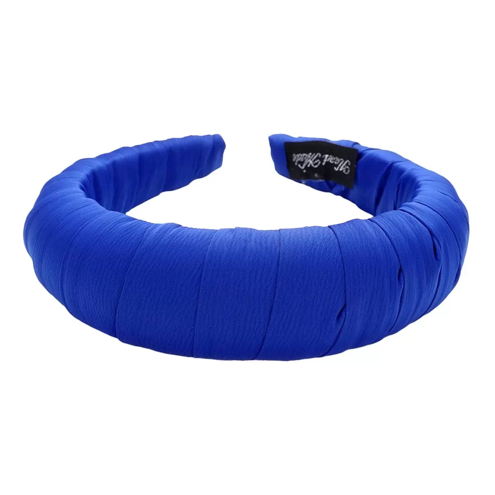 Solid Fabric Wrapped Padded Headband