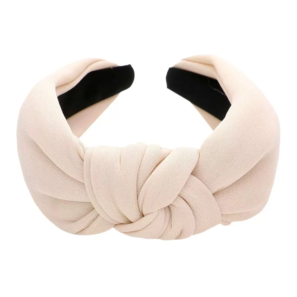 Solid Knot Burnout Headband