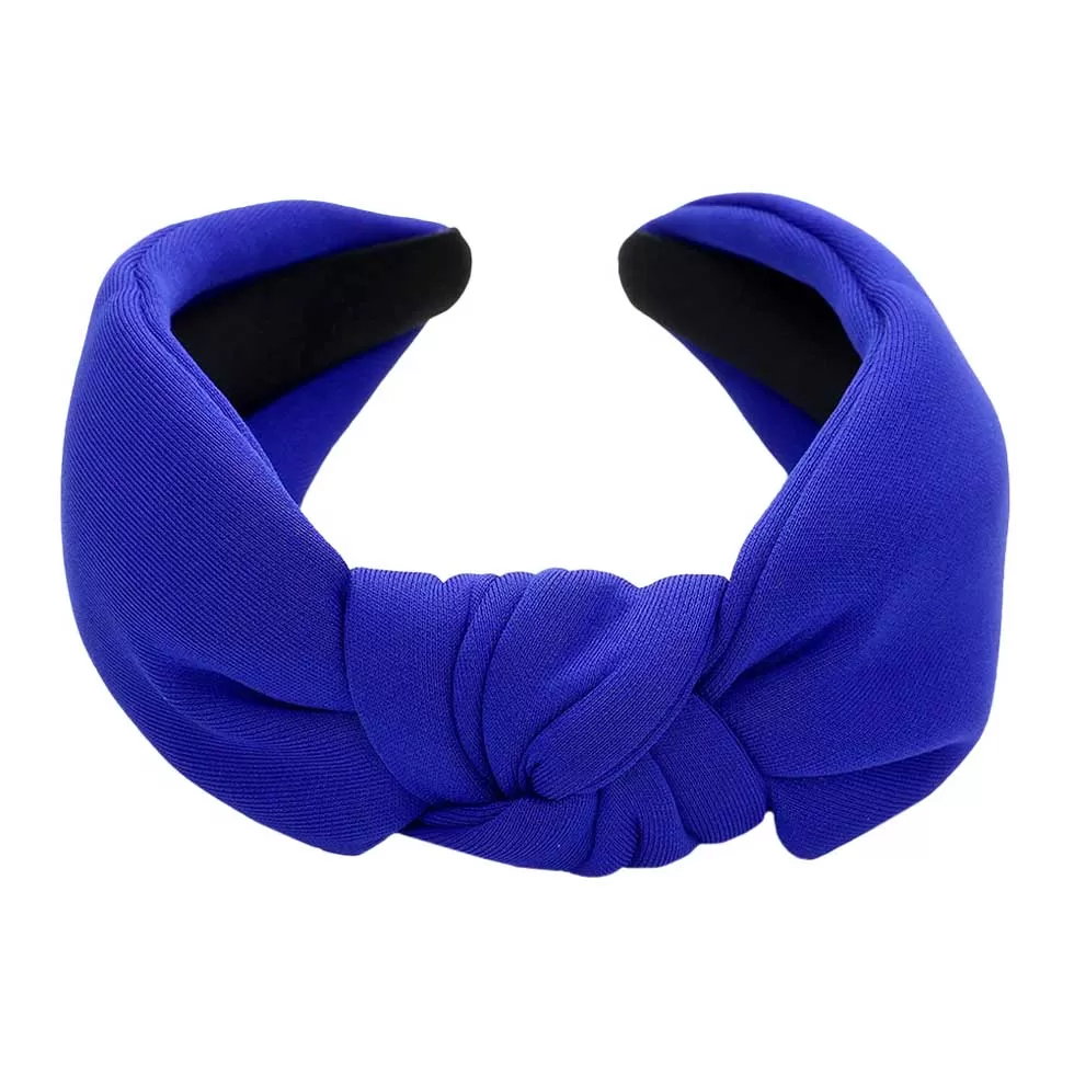 Solid Knot Burnout Headband