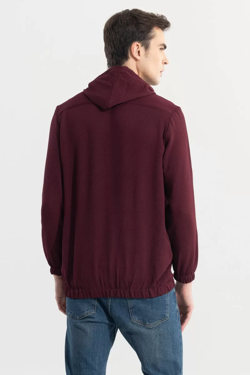 Stasia Maroon Hoodie