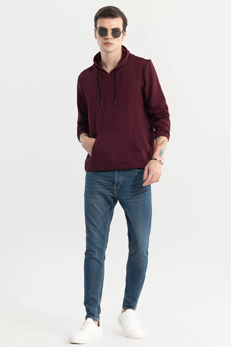 Stasia Maroon Hoodie