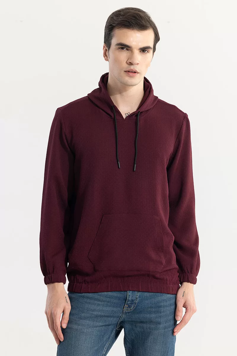 Stasia Maroon Hoodie