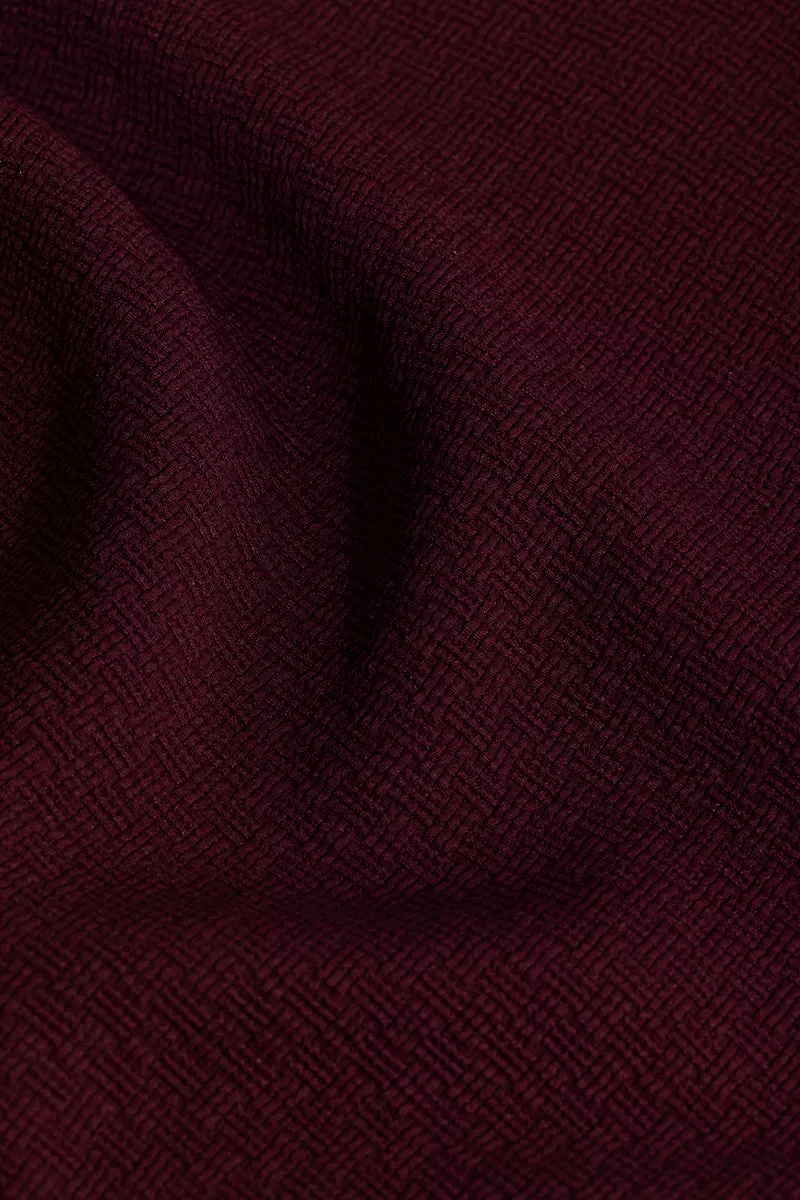 Stasia Maroon Hoodie