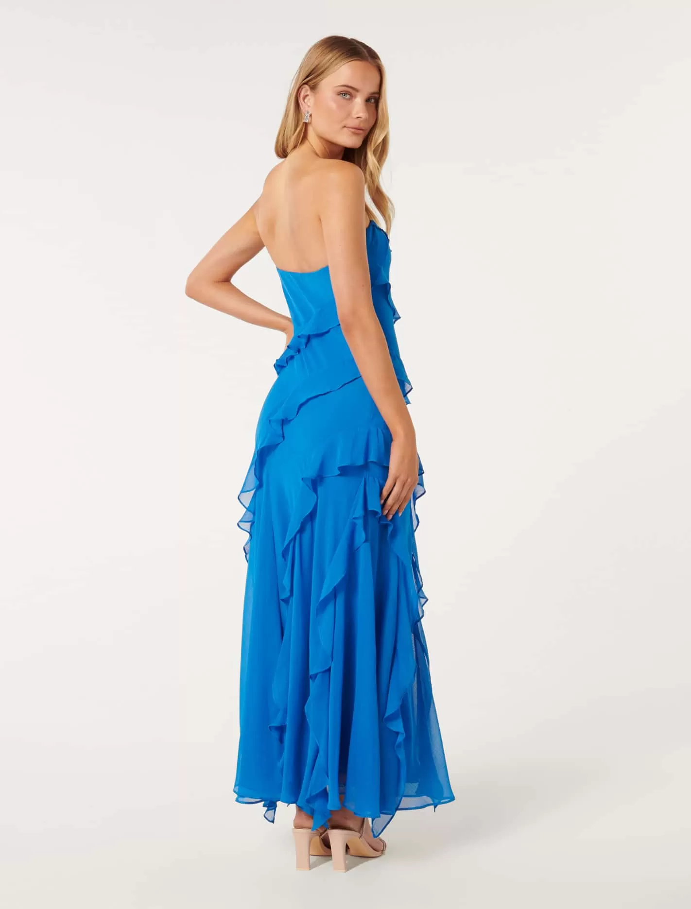 Stella Strapless Ruffle Dress