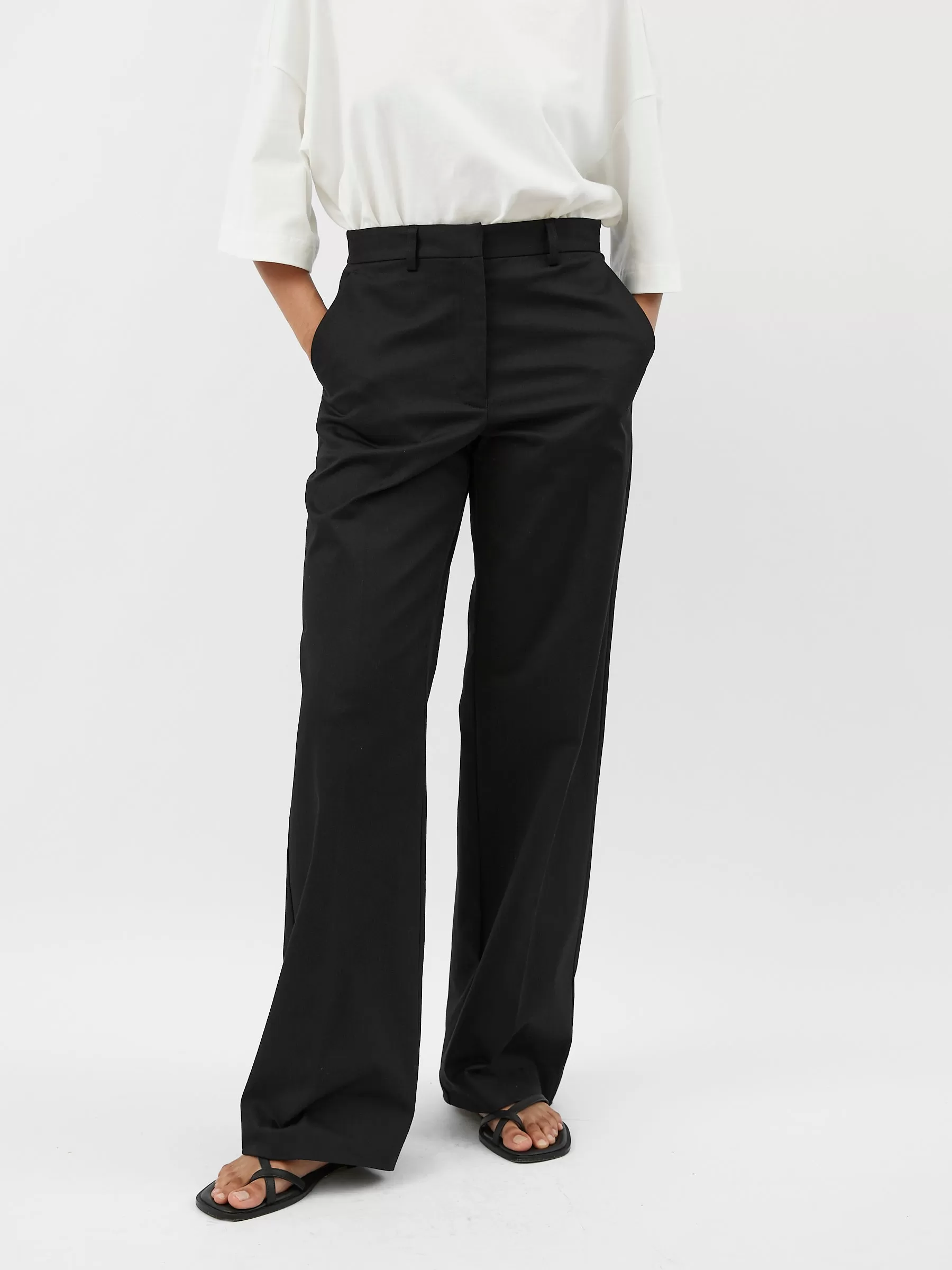 Straight Twill Trouser