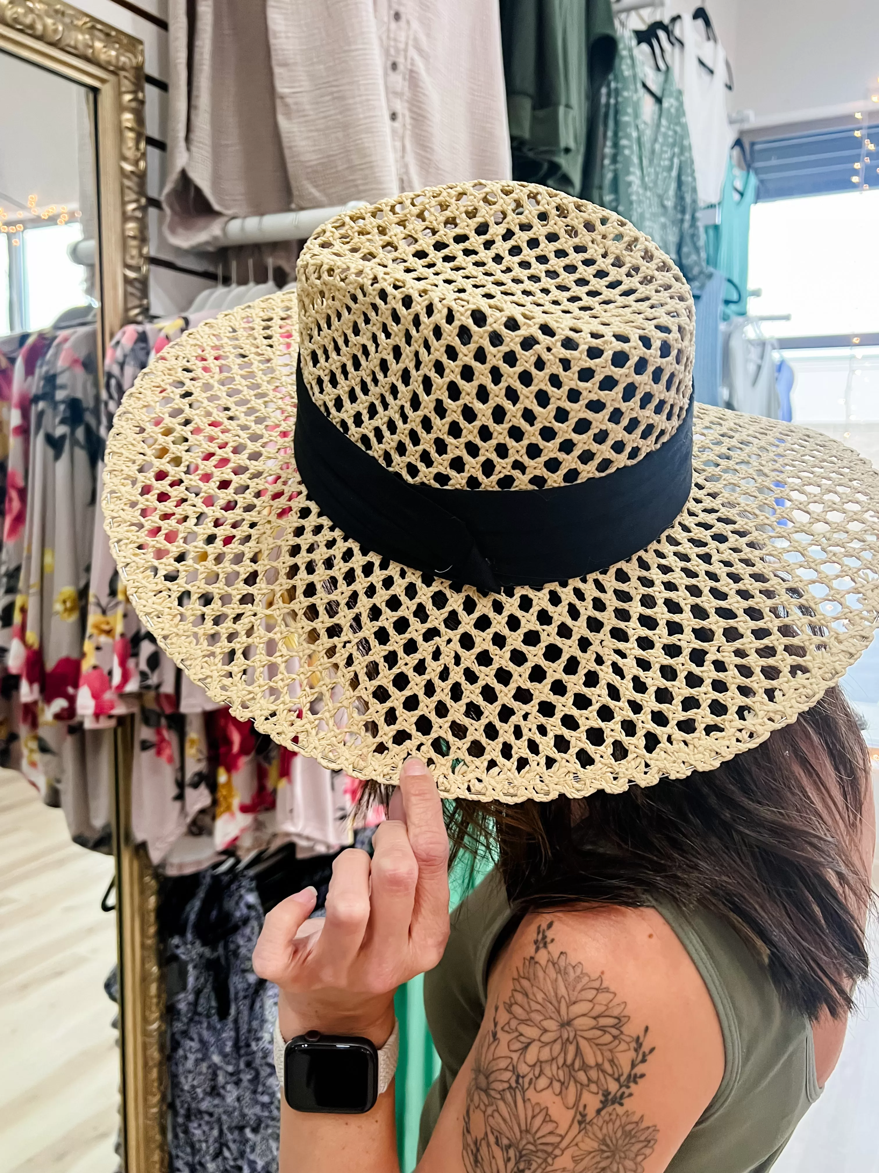 Straw Spring Hat