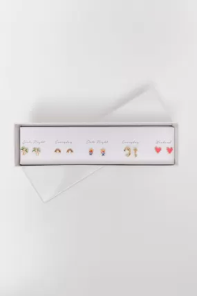 Sunny State Of Mind Box Earring Set