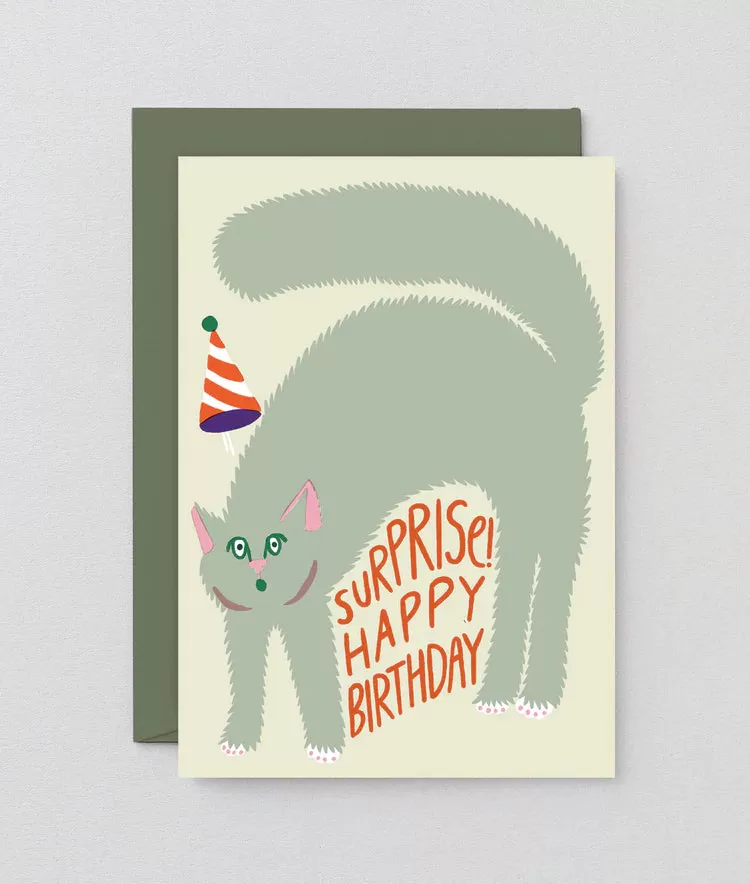 Surprise! Happy Birthday Card