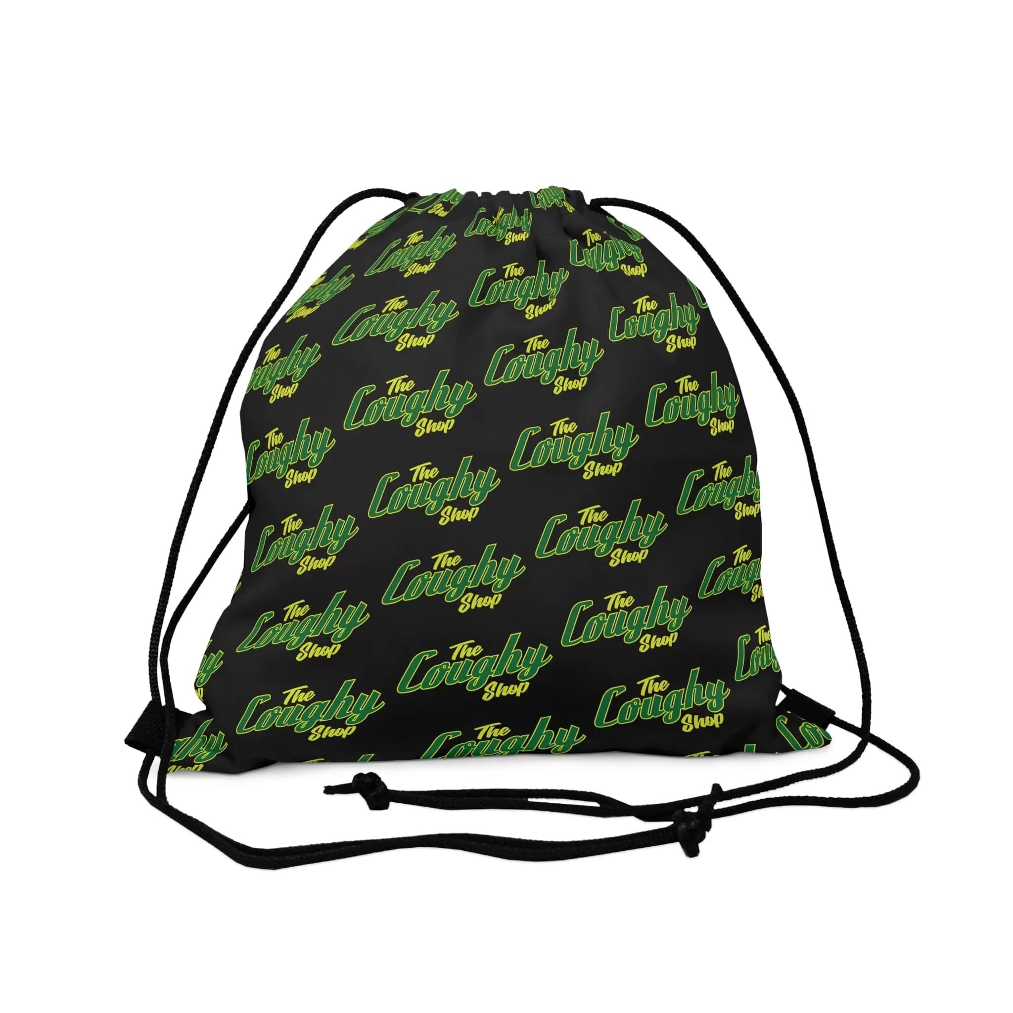 The Coughy Shop Drawstring Bag