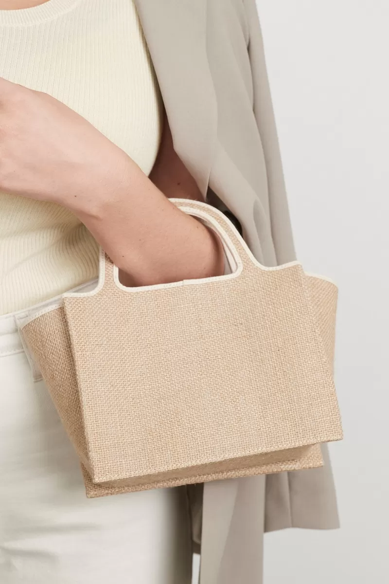 THE MINI TOTE BAG - JUTE