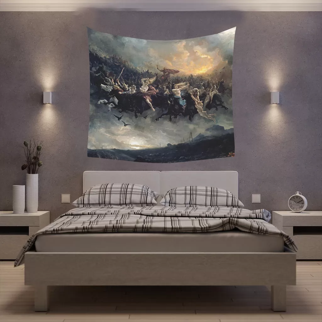 The Wild Hunt of Odin - Wall Tapestry