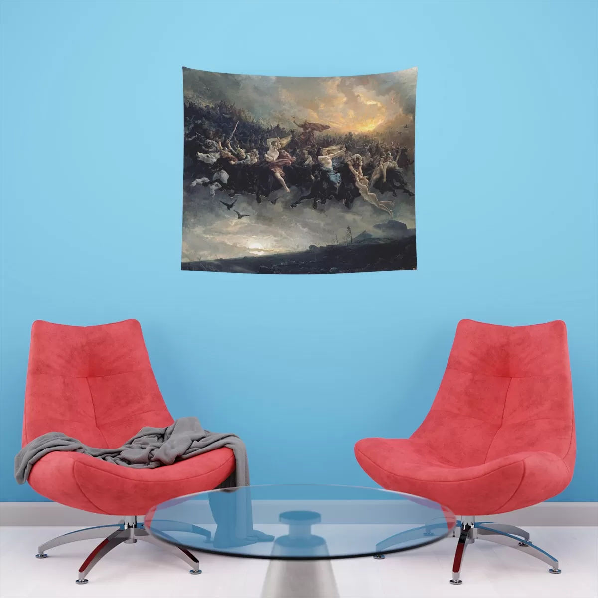 The Wild Hunt of Odin - Wall Tapestry