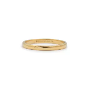 Tiffany & Co. Forever 18K Yellow Gold Wedding Band Ring