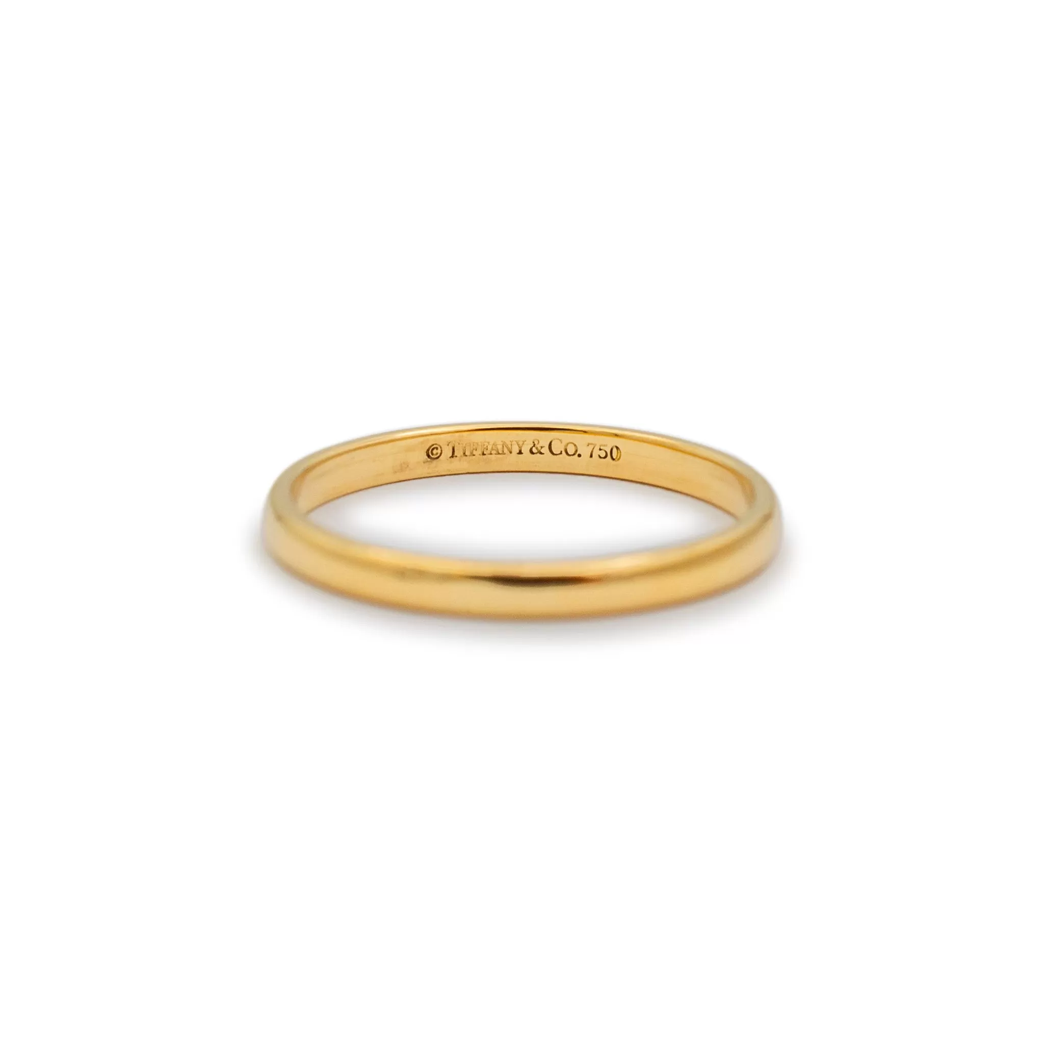 Tiffany & Co. Forever 18K Yellow Gold Wedding Band Ring