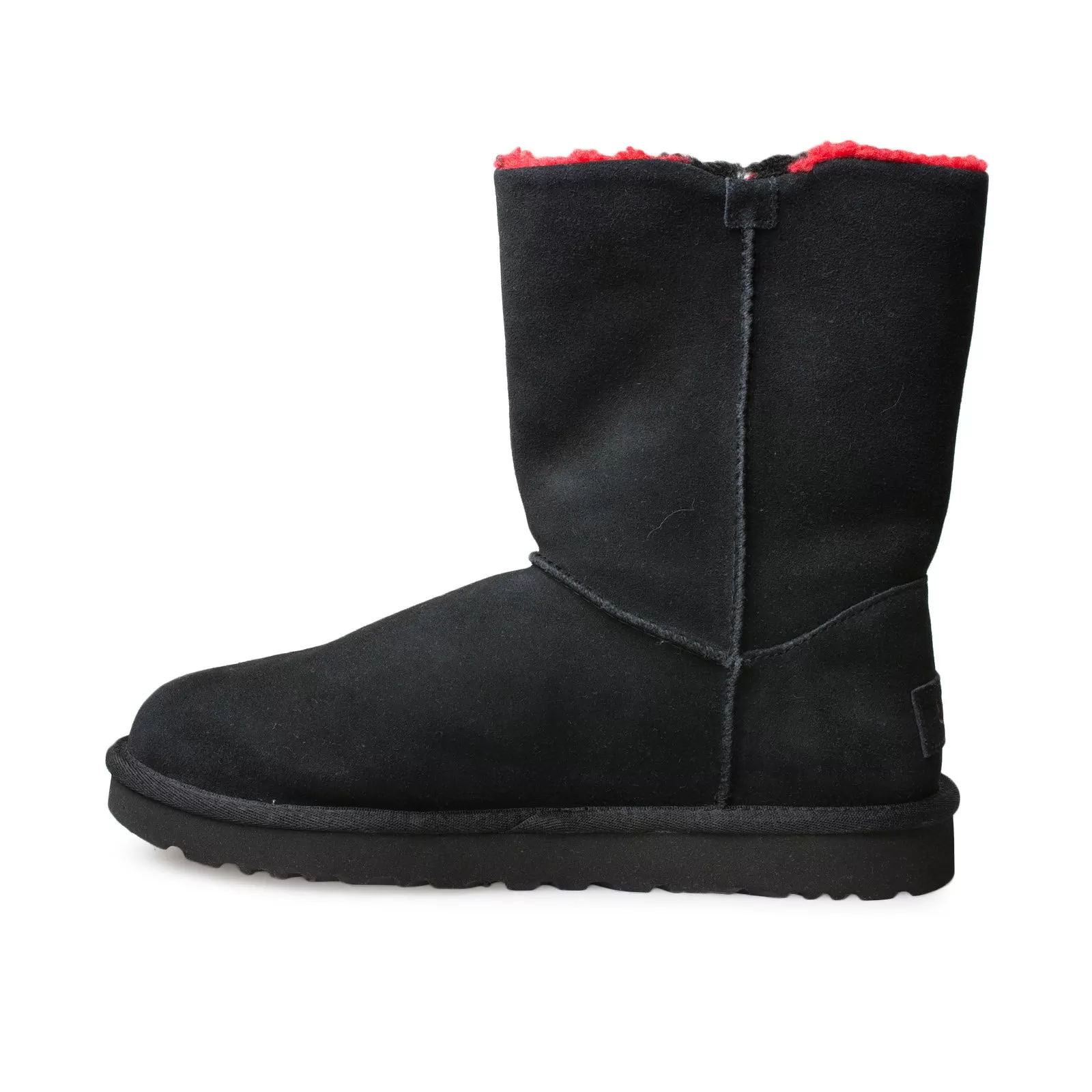 UGG Bailey Buckle Cali Collage Black Red Boots - Women's