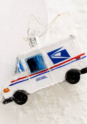 USPS Mail Truck Ornament