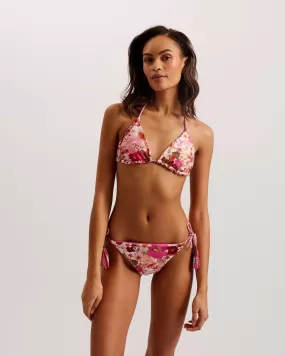 Veneza Reversible Triangle Bikini Top Pink