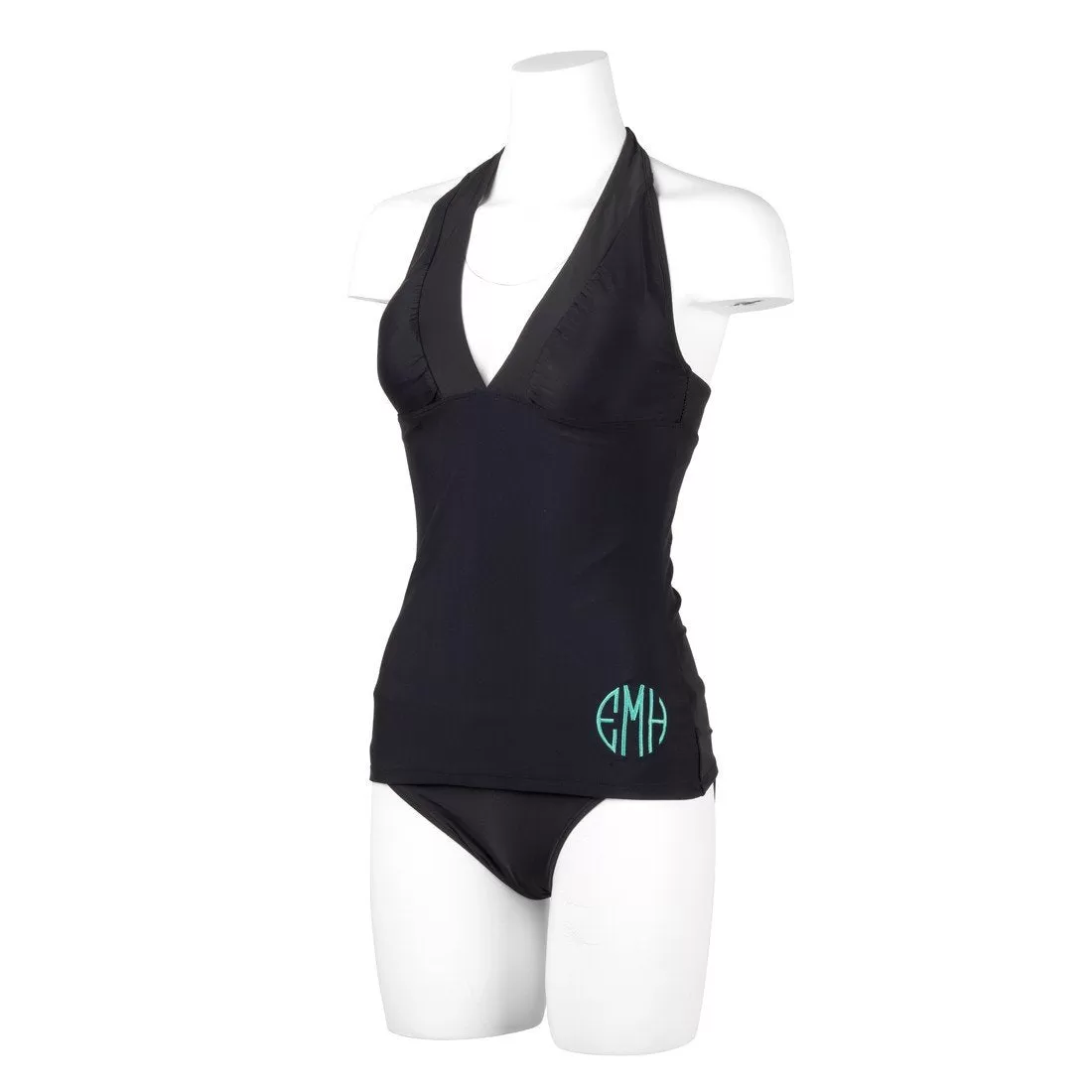 Viv & Lou Black Swim Tankini Top