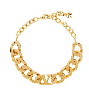 VLOGO Choker Necklace, Gold