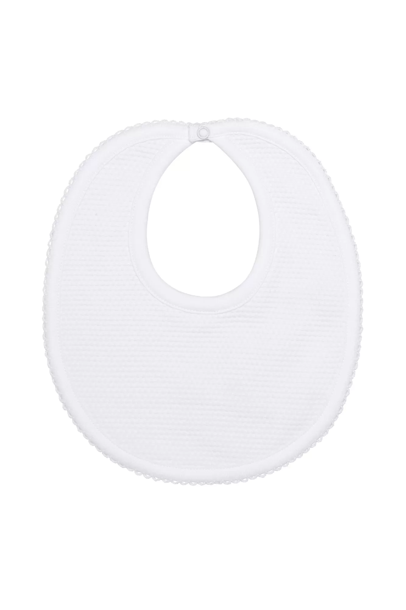 White Bubble Baby Bib