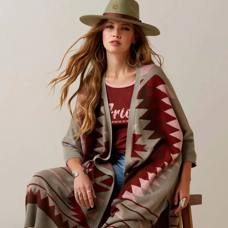 Women's Ariat Serape Style Cardigan