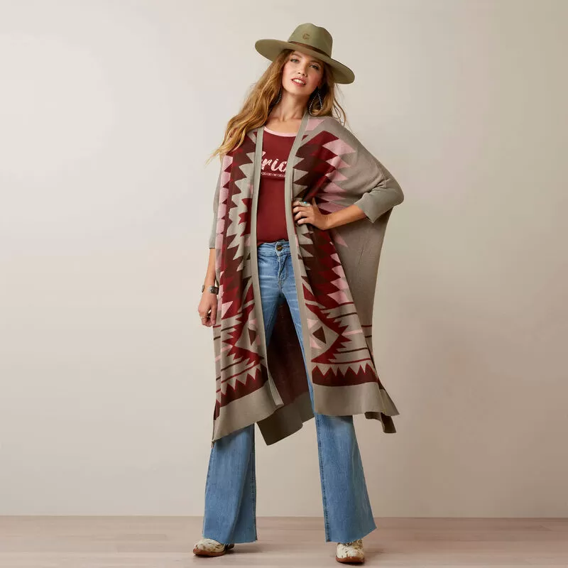 Women's Ariat Serape Style Cardigan