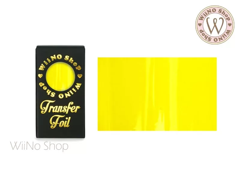 Yellow Solid Color Nail Transfer Foil (SC-05)